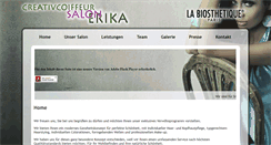 Desktop Screenshot of friseursalon-erika.at