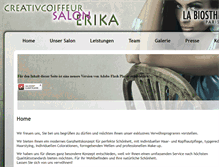 Tablet Screenshot of friseursalon-erika.at
